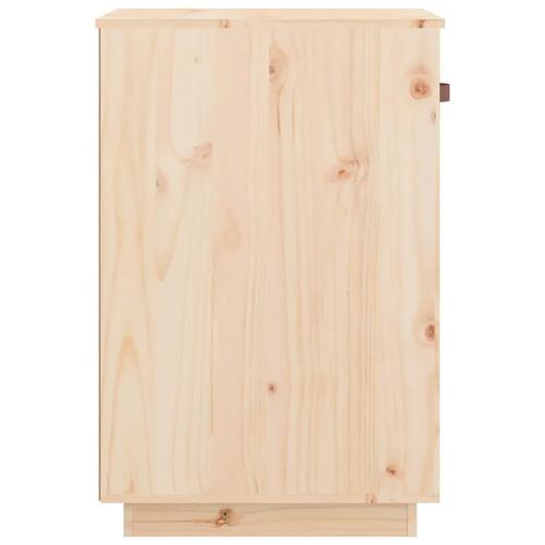 Skrivebordsskab 40x50x75 cm massivt fyrretræ