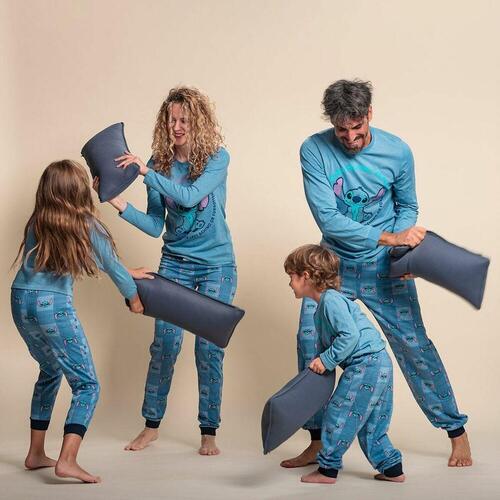 Nattøj Stitch Mænd Blå (Voksne) S