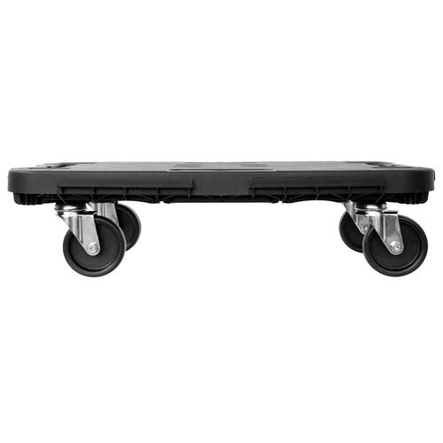 Møbelhunde 2 stk. 300 kg polypropylen sort