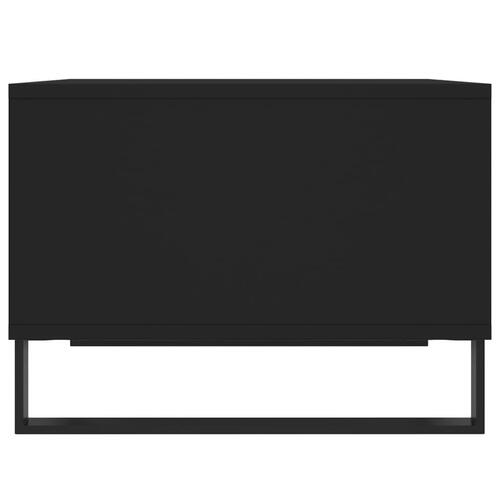 Sofabord 60x50x36,5 cm konstrueret træ sort