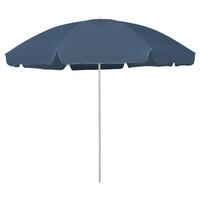 Strandparasol 300 cm blå