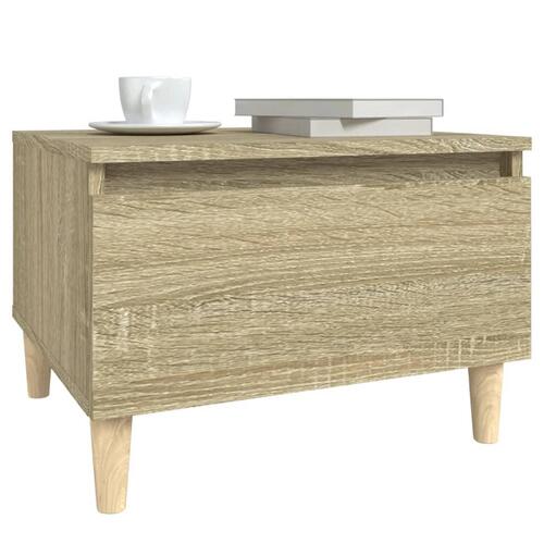 Sideborde 2 stk. 50x46x35 cm konstrueret træ sonoma-eg