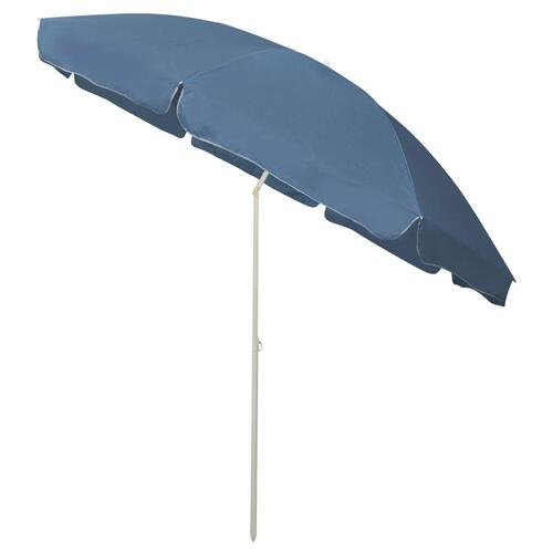 Strandparasol 300 cm blå