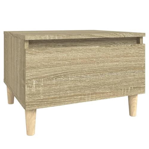 Sideborde 2 stk. 50x46x35 cm konstrueret træ sonoma-eg