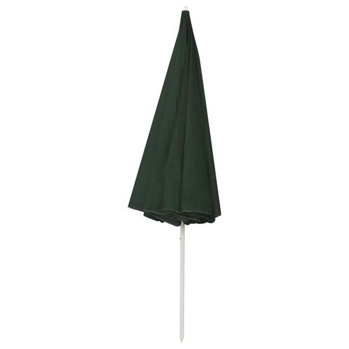 Strandparasol 300 cm grøn