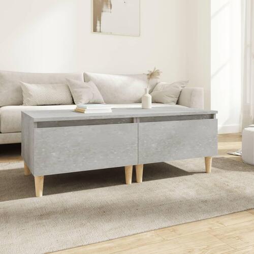 Sideborde 2 stk. 50x46x35 cm konstrueret træ betongrå