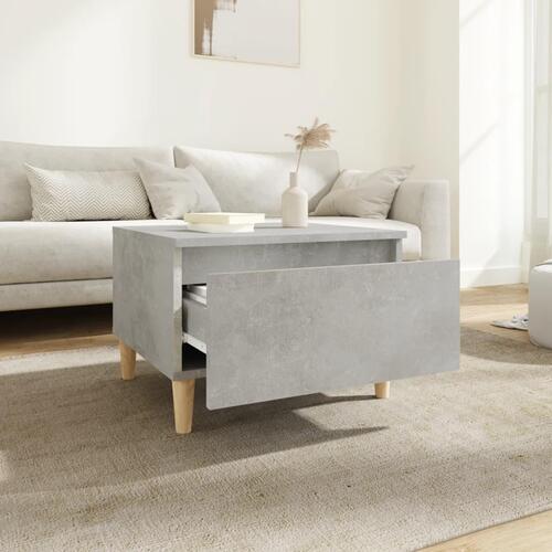 Sideborde 2 stk. 50x46x35 cm konstrueret træ betongrå