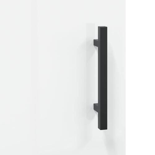 Skænk 69,5x34x90 cm konstrueret træ hvid højglans
