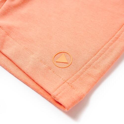 Shorts til børn str. 140 med snøre neon-orange
