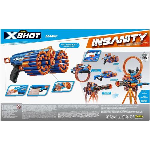 Dartpistol X-Shot Insanity- Manic