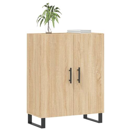 Skænk 69,5x34x90 cm konstrueret træ sonoma-eg