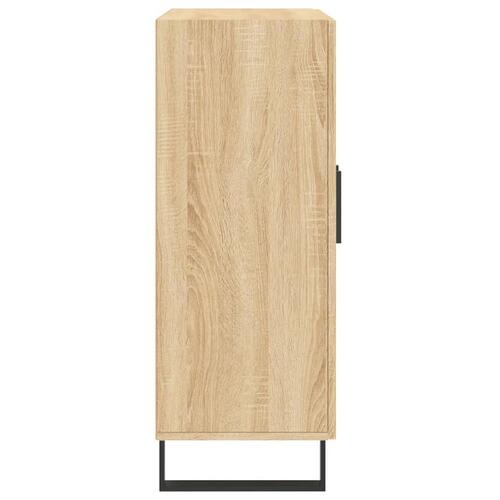 Skænk 69,5x34x90 cm konstrueret træ sonoma-eg