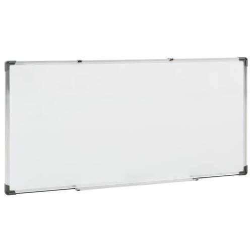 Magnetisk whiteboard 110x60 cm stål hvid