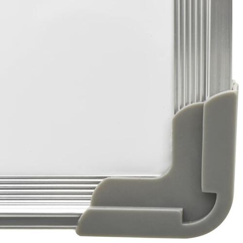 Magnetisk whiteboard 110x60 cm stål hvid