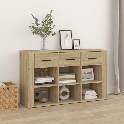 Skænk 100x30x59,5 cm konstrueret træ sonoma-eg