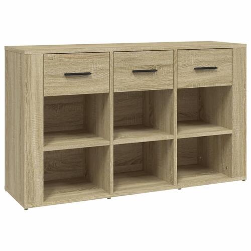 Skænk 100x30x59,5 cm konstrueret træ sonoma-eg