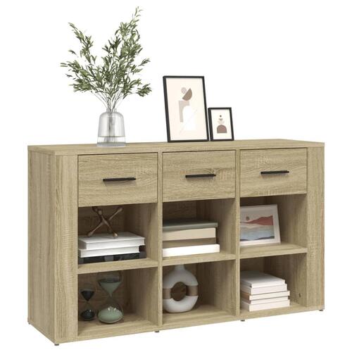 Skænk 100x30x59,5 cm konstrueret træ sonoma-eg
