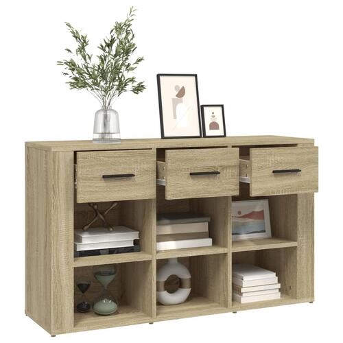 Skænk 100x30x59,5 cm konstrueret træ sonoma-eg