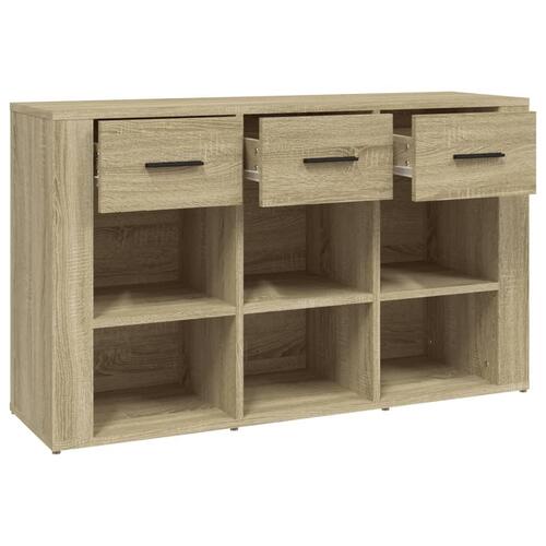 Skænk 100x30x59,5 cm konstrueret træ sonoma-eg