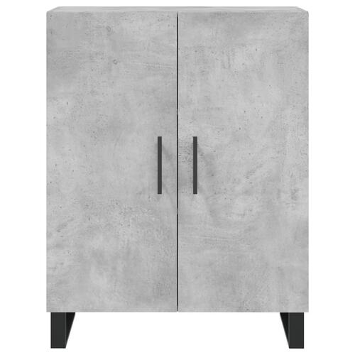 Skænk 69,5x34x90 cm konstrueret træ betongrå