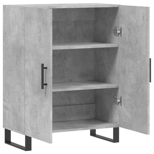 Skænk 69,5x34x90 cm konstrueret træ betongrå