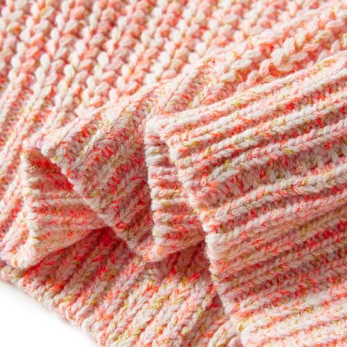 Strikket cardigan til børn str. 92 lyserød