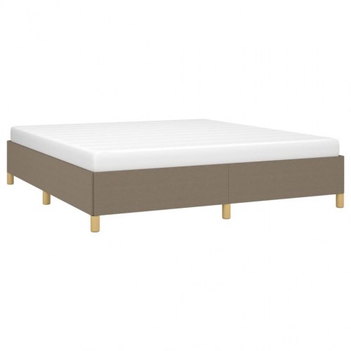 Boxspring sengeramme 160x200 cm - stof gråbrun