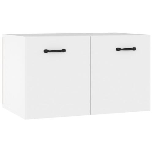 Vægskab 60x36,5x35 cm konstrueret træ hvid