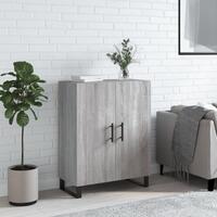 Skænk 69,5x34x90 cm konstrueret træ grå sonoma-eg