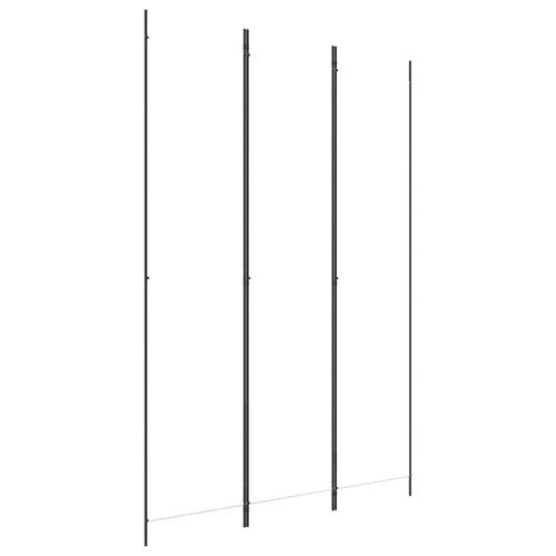 3-panels rumdeler 150x220 cm stof hvid