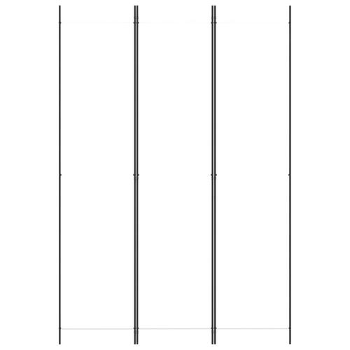 3-panels rumdeler 150x220 cm stof hvid