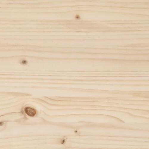 Plantekasse 70x70x26,5 cm massivt fyrretræ