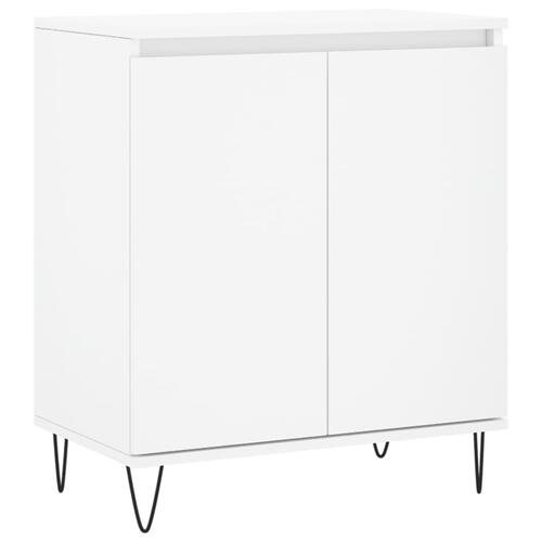 Skænk 60x35x70 cm konstrueret træ hvid