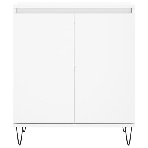 Skænk 60x35x70 cm konstrueret træ hvid