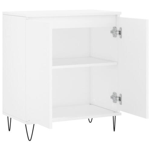 Skænk 60x35x70 cm konstrueret træ hvid