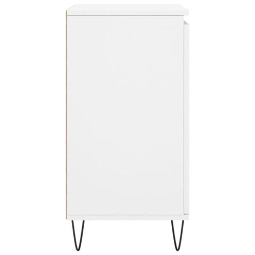 Skænk 60x35x70 cm konstrueret træ hvid