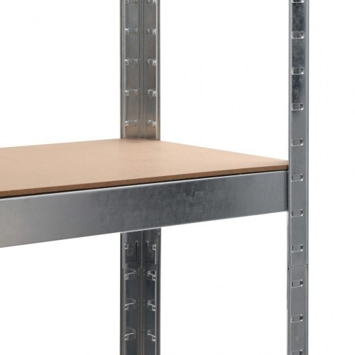 Opbevaringsreoler 2 stk. 90 x 30 x 180 cm cm stål og MDF sølv