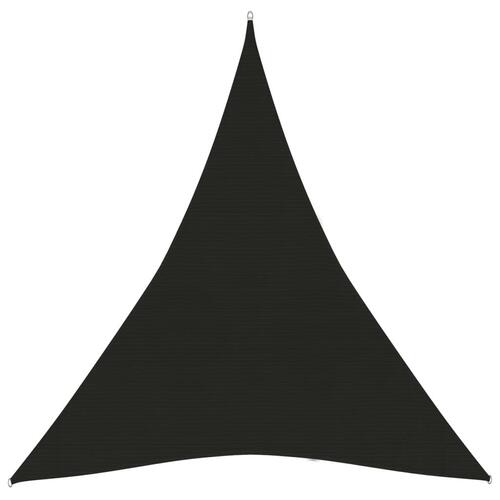 Solsejl 4x5x5 m 160 g/m² HDPE sort