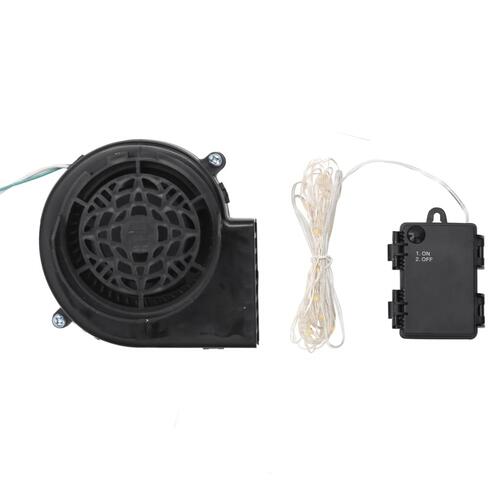Oppustelig snemand med LED'er 120 cm
