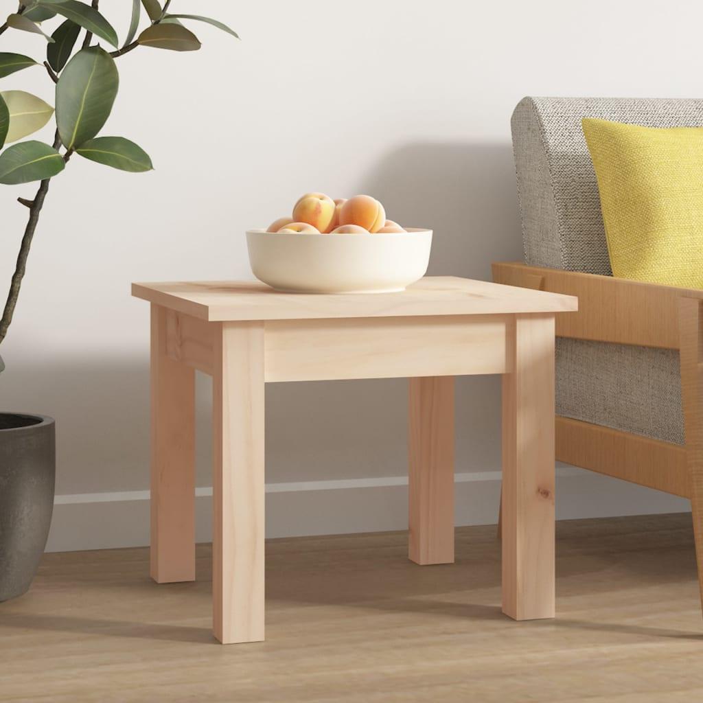 Sofabord 35x35x30 cm massivt fyrretræ