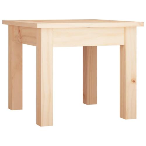 Sofabord 35x35x30 cm massivt fyrretræ