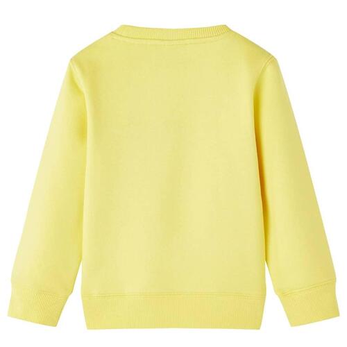 Sweatshirt til børn str. 116 lysegul