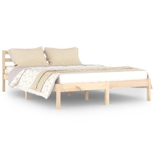 Sengeramme 140x200 cm massivt fyrretræ