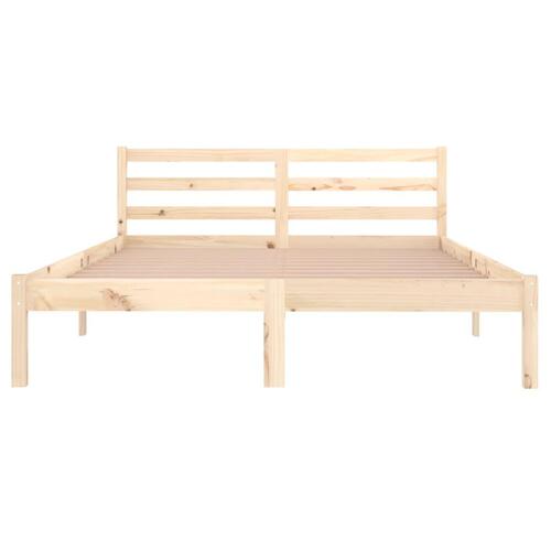Sengeramme 140x200 cm massivt fyrretræ