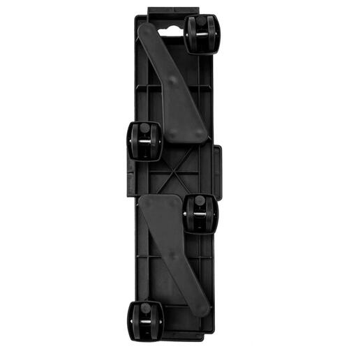 Møbelhunde 10 stk. med 4 hjul 170 kg polypropylen sort