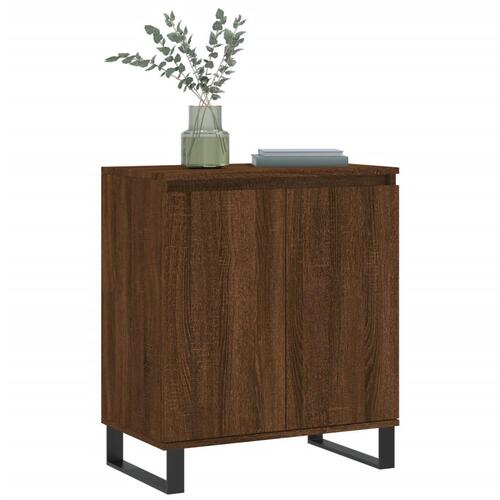 Skænk 60x35x70 cm konstrueret træ brun egetræsfarve