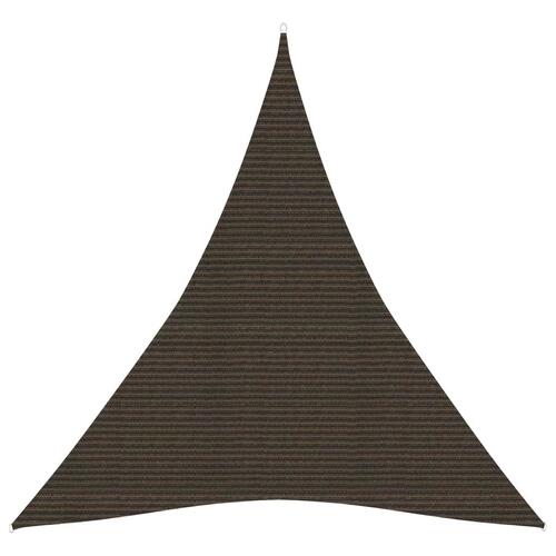 Solsejl 3x4x4 m 160 g/m² HDPE sort
