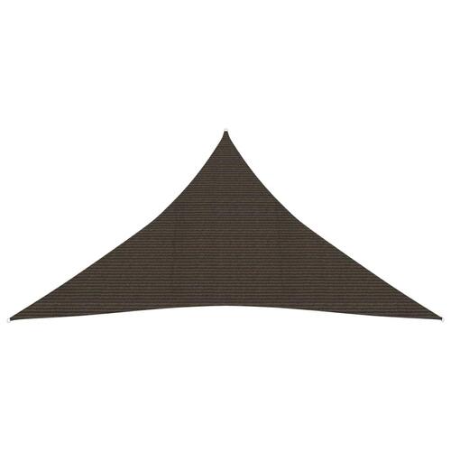 Solsejl 3x4x4 m 160 g/m² HDPE sort