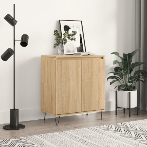 Skænk 60 × 35 × 70 cm i konstrueret træ - sonoma-eg