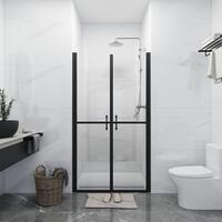 Brusedør (78-81)x190 cm klart sikkerhedsglas